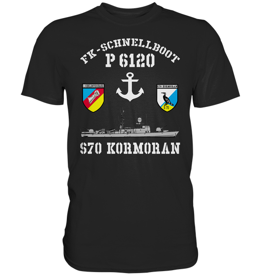 FK-Schnellboot P6120 KORMORAN 2.SG Anker - Premium Shirt