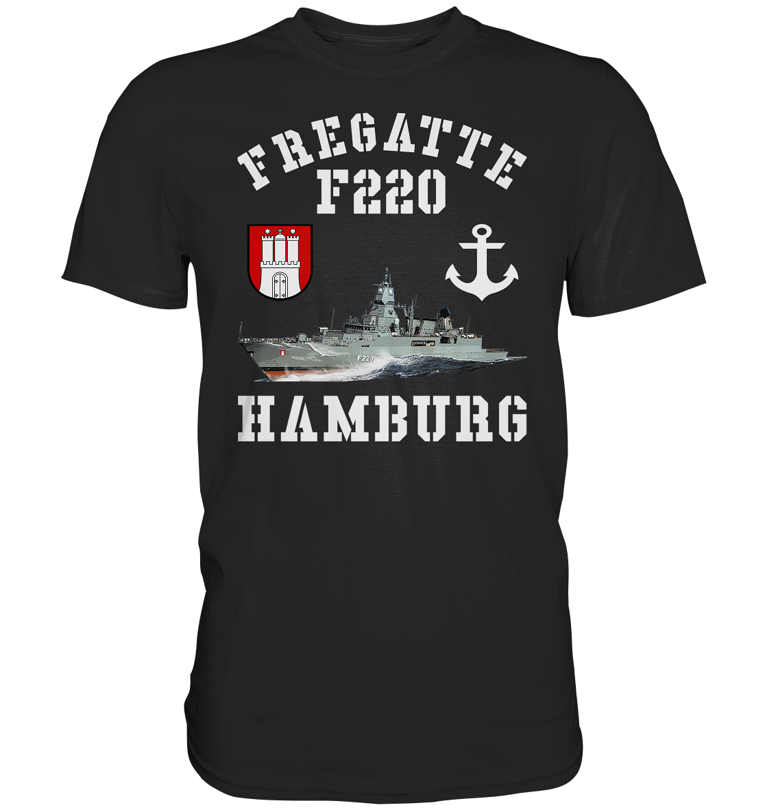 Fregatte F220 HAMBURG Anker - Premium Shirt