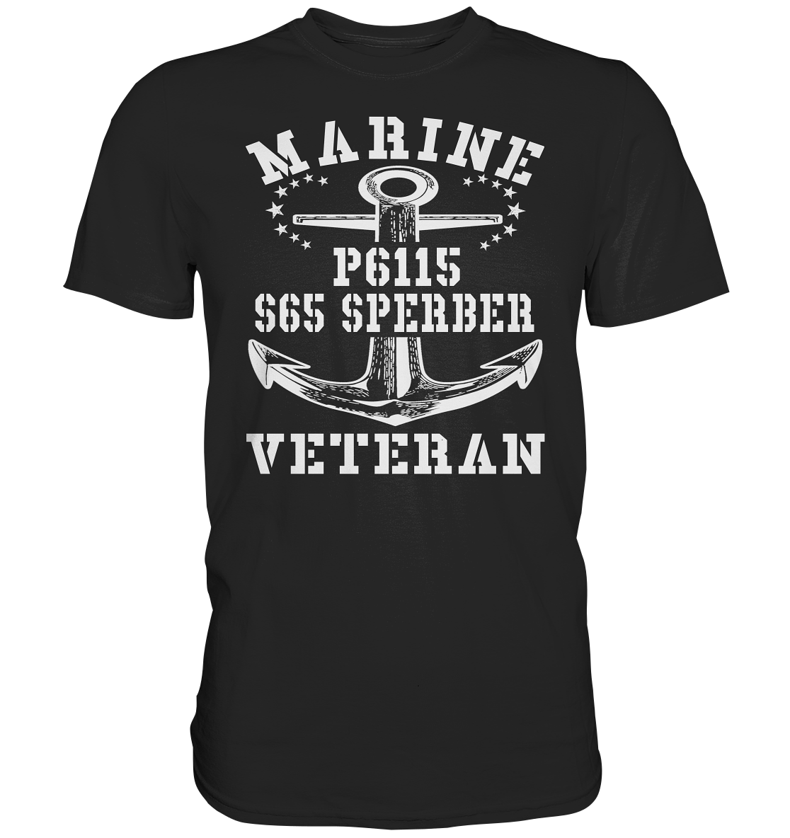 FK-Schnellboot P6115 SPERBER Marine Veteran - Premium Shirt