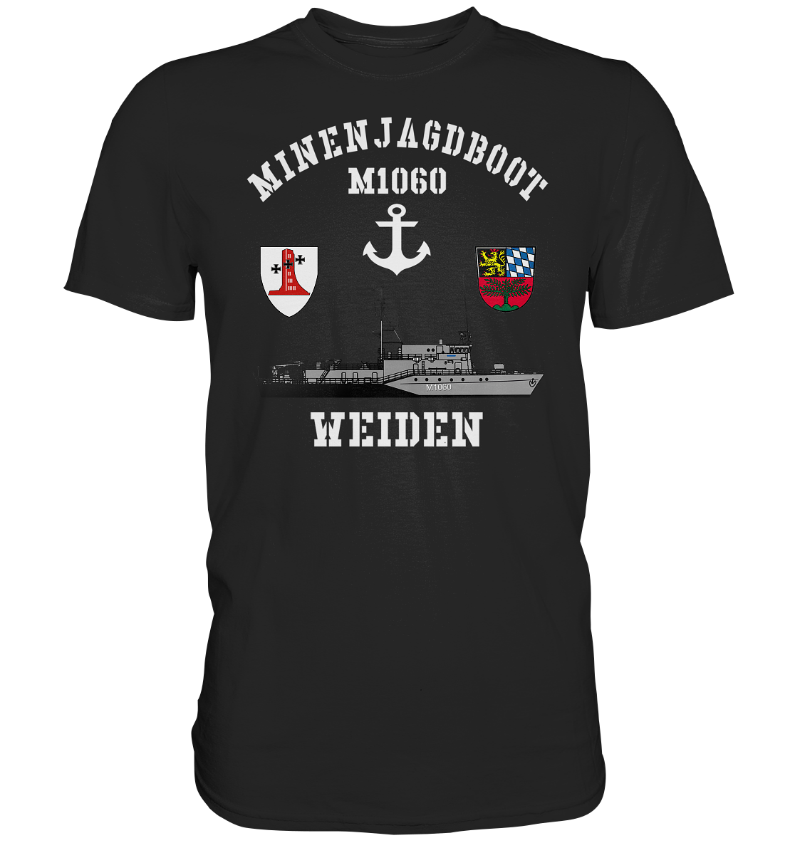 Mij.-Boot M1060 WEIDEN Anker 1.MSG - Premium Shirt