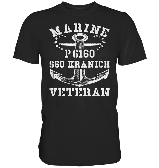 P6160 S60 KRANICH Marine Veteran - Premium Shirt