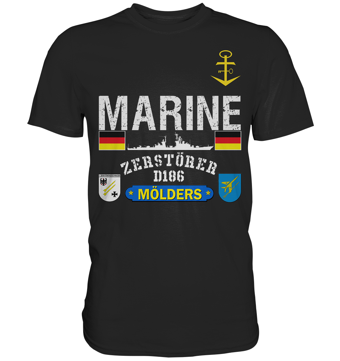 Marine D186 MÖLDERS 60er ATN - Premium Shirt