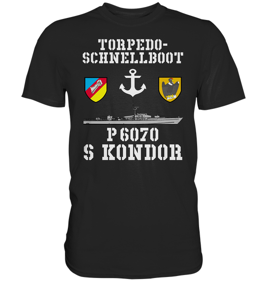 Torpedo-Schnellboot P6070 KONDOR Anker - Premium Shirt