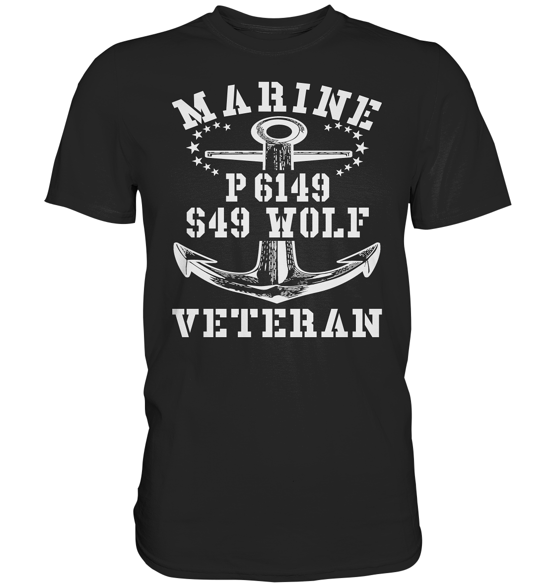 P6149 S49 WOLF Marine Veteran - Premium Shirt