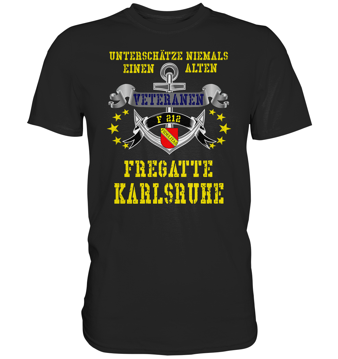 Veteran Anker Fregatte KARLSRUHE - Premium Shirt