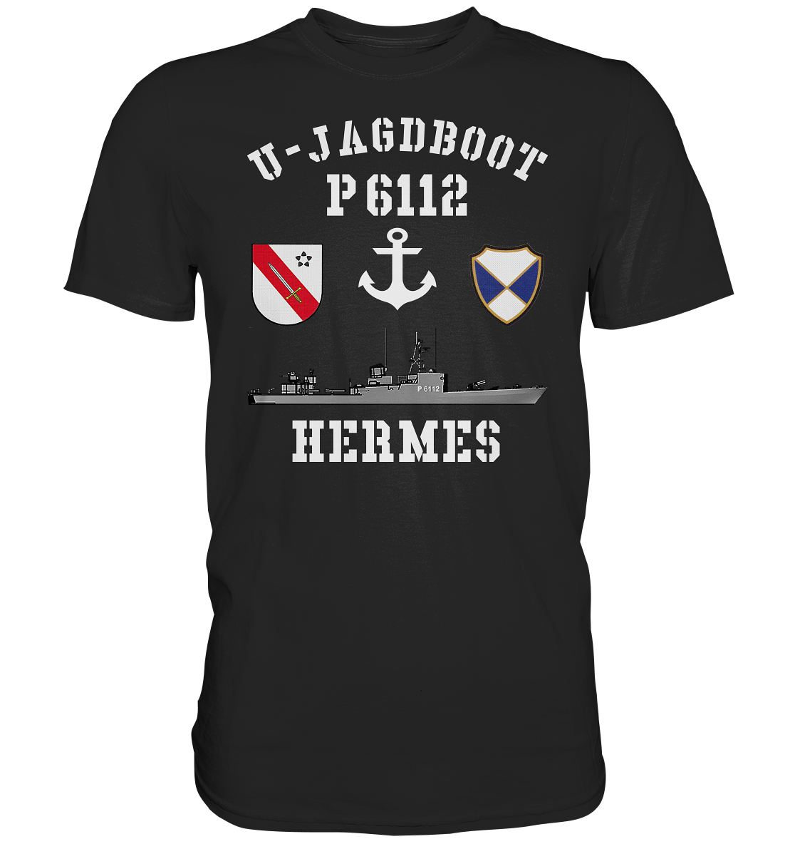 U-Jagdboot P6112 HERMES Anker - Premium Shirt