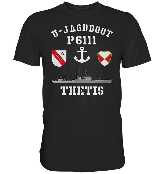U-Jagdboot P6111 THETIS Anker - Premium Shirt