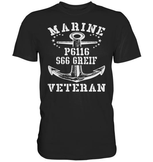 FK-Schnellboot P6116 GREIF Marine Veteran - Premium Shirt