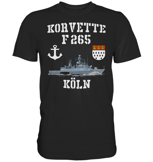 Korvette F265 KÖLN Anker - Premium Shirt