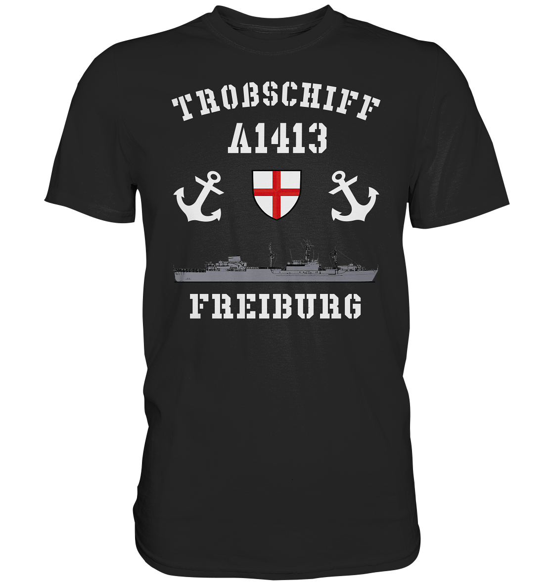 Troßschiff A1413 FREIBURG nach Umbau - Premium Shirt