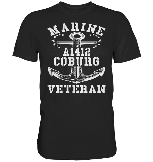 Troßschiff A1412 COBURG Marine Veteran  - Premium Shirt