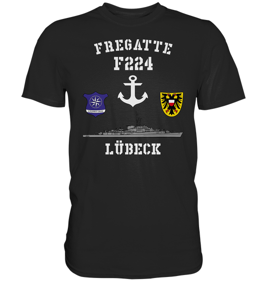 Fregatte F224 LÜBECK Anker   - Premium Shirt