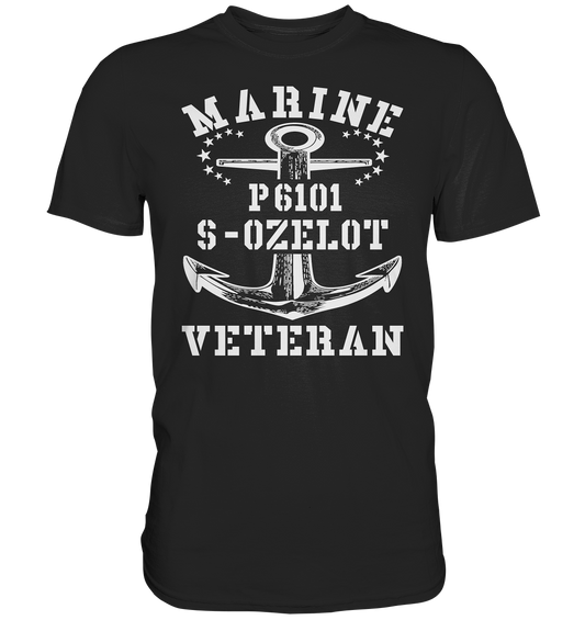 P6101 S-OZELOT Marine Veteran - Premium Shirt