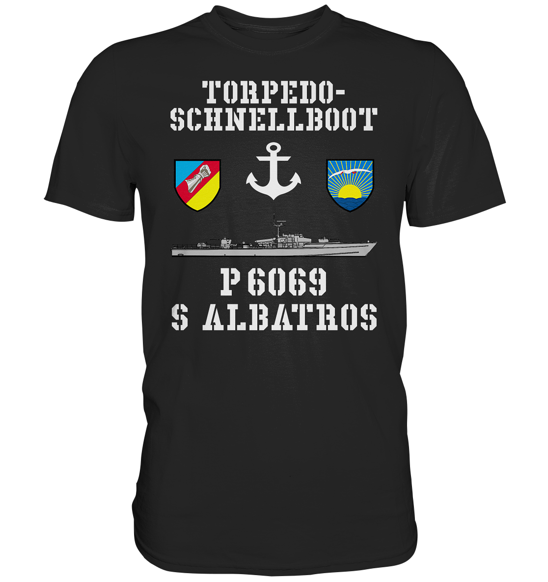 Torpedo-Schnellboot P6069 ALBATROS Anker - Premium Shirt