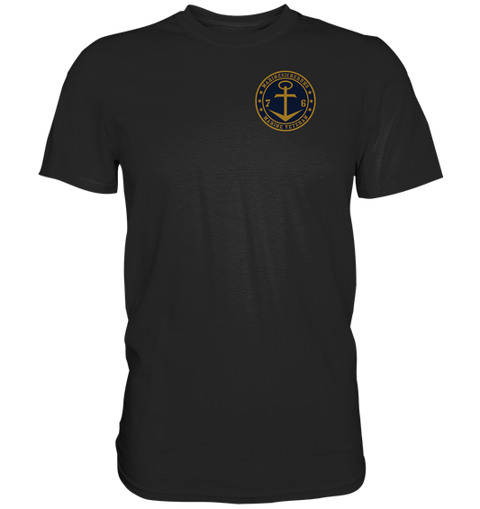 MARINESICHERUNG 76er Marine Veteran Brustlogo - Premium Shirt