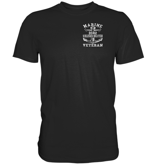 D182 Zerstörer SCHLESWIG-HOLSTEIN Marine Veteran Brustlogo - Premium Shirt