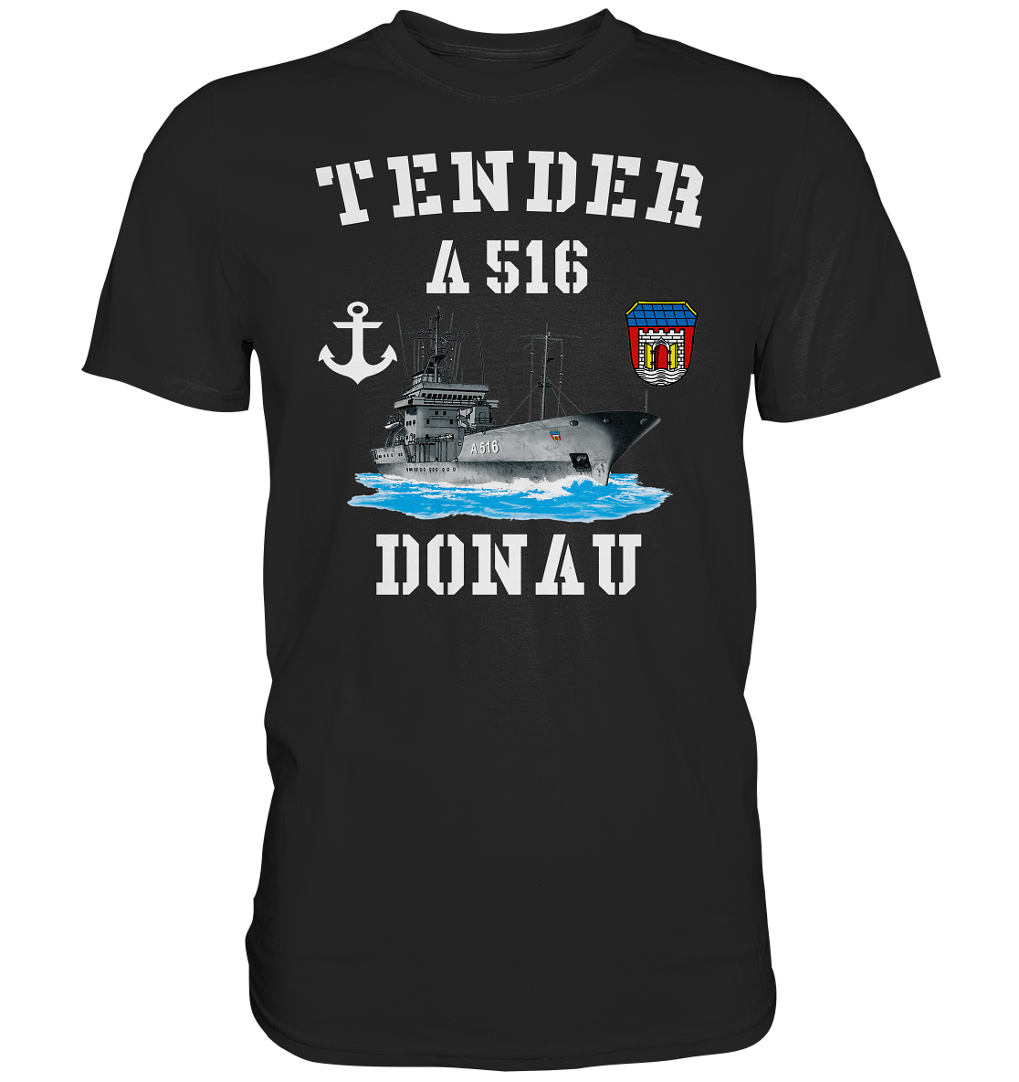 Tender A516 DONAU Anker - Premium Shirt