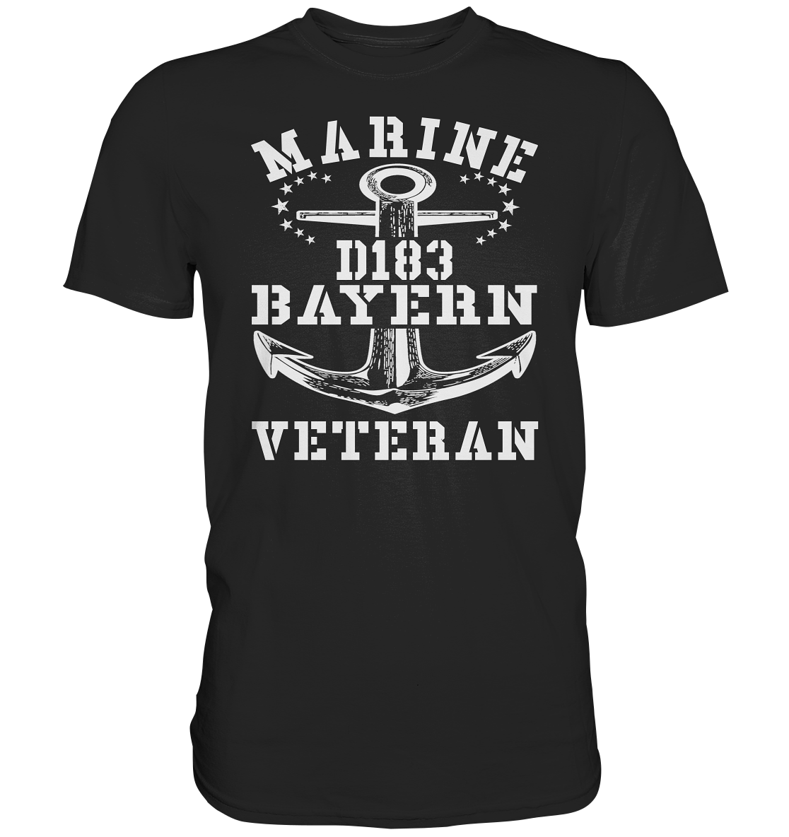 Zerstörer D183 BAYERN Marine Veteran - Premium Shirt