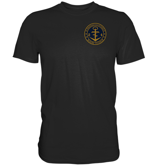 Marine Veteran 24er FÜHRUNGSMITTELELEKTRONIK Brustlogo - Premium Shirt