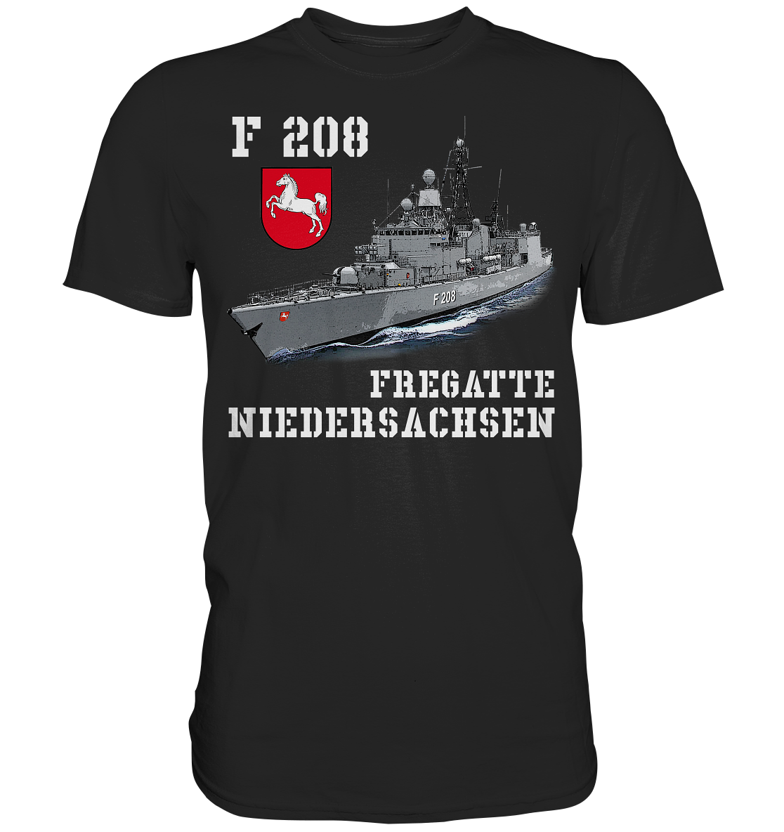 F208 Fregatte NIEDERSACHSEN - Premium Shirt