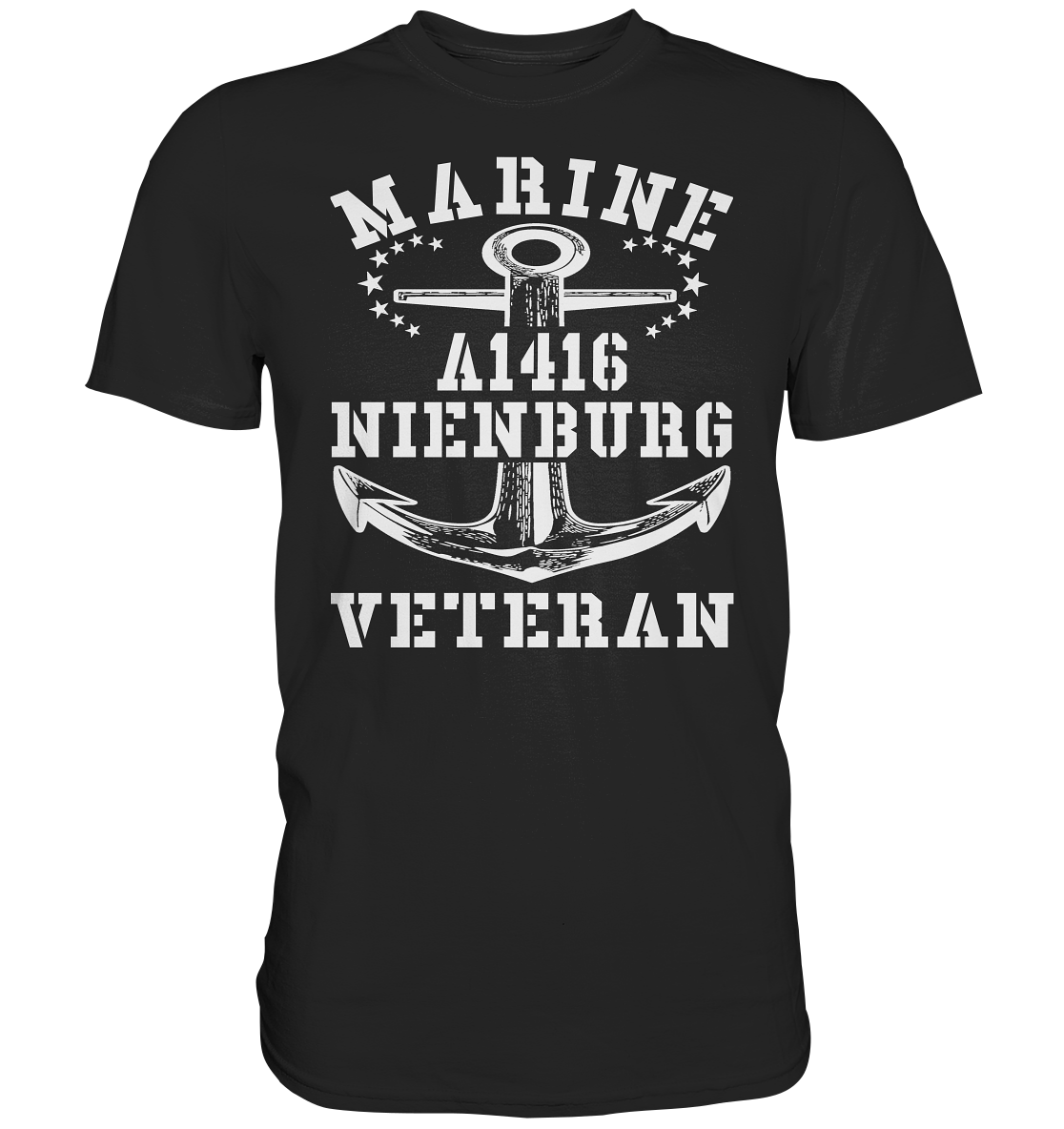 Troßschiff A1416 NIENBURG Marine Veteran  - Premium Shirt
