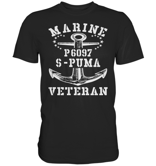 P6097 S-PUMA Marine Veteran - Premium Shirt