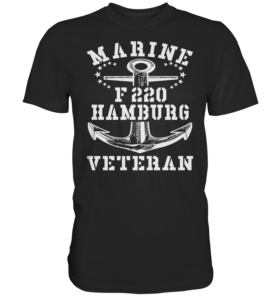 Fregatte F220 HAMBURG Marine Veteran - Premium Shirt