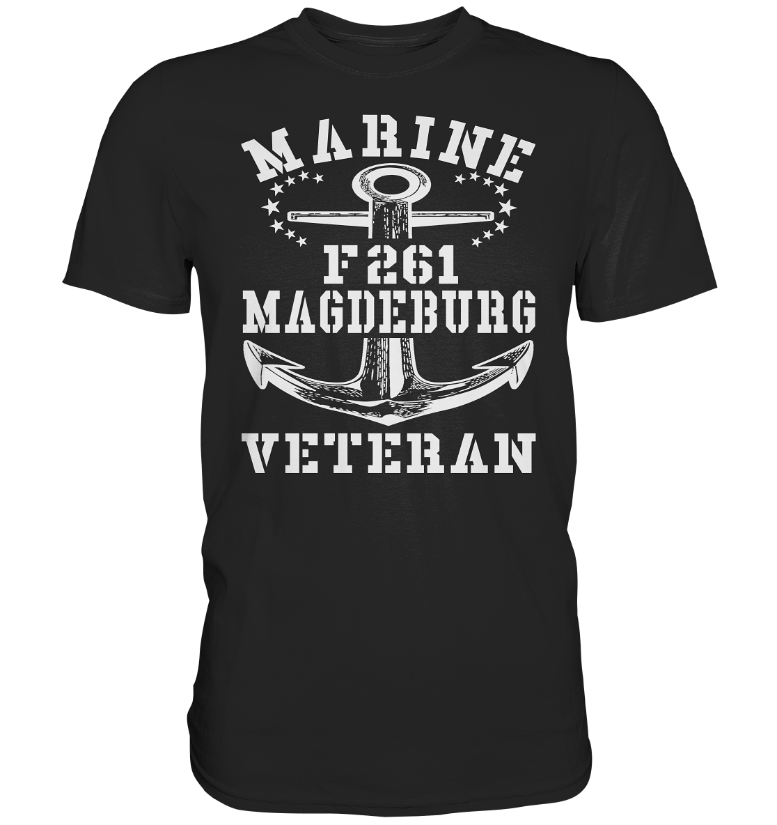 Korvette F261 MAGDEBURG Marine Veteran - Premium Shirt