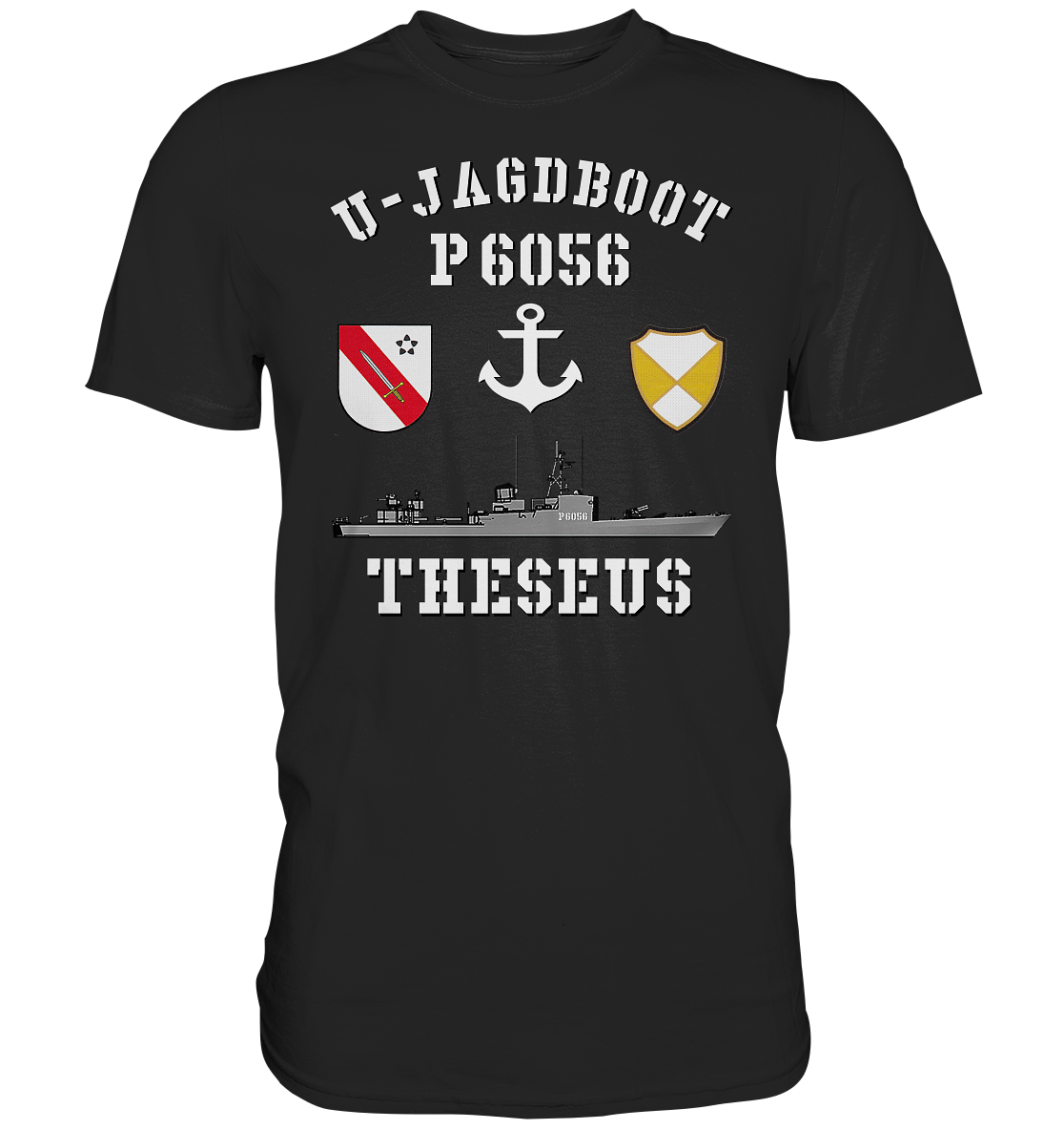U-Jagdboot P6056 THESEUS Anker - Premium Shirt