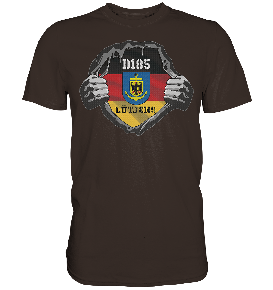 Aufriss D185 LÜTJENS - Premium Shirt