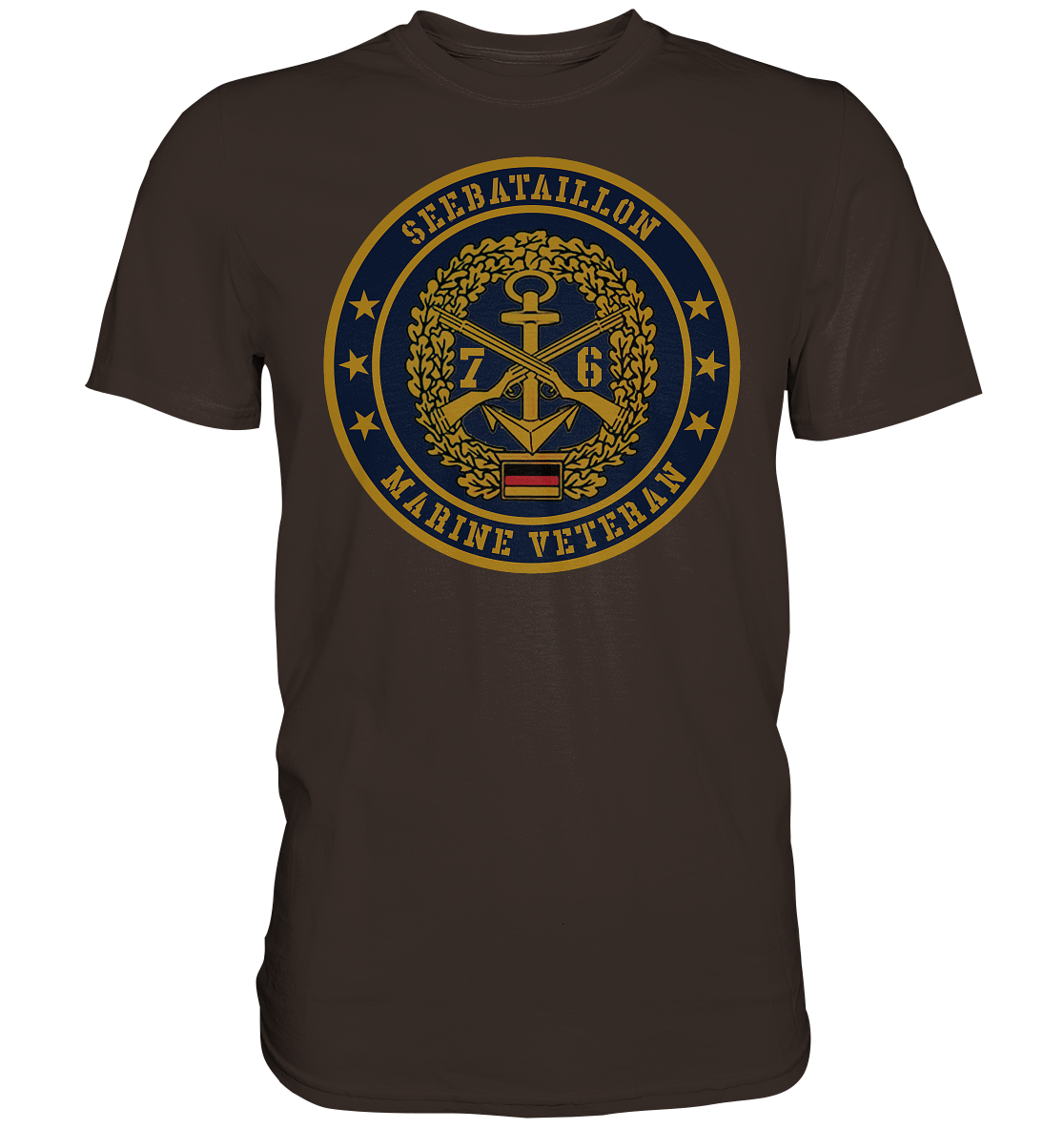 Marine Veteran 76er Seebataillon - Premium Shirt