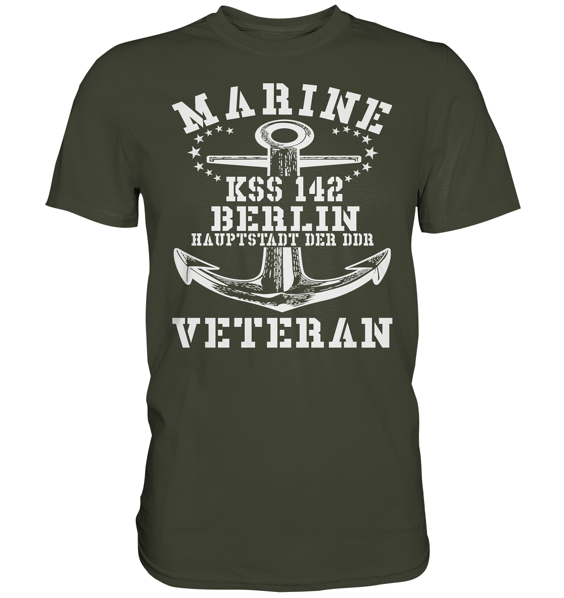KSS 142 BERLIN - HAUPTSTADT DER DDR Marine Veteran - Premium Shirt
