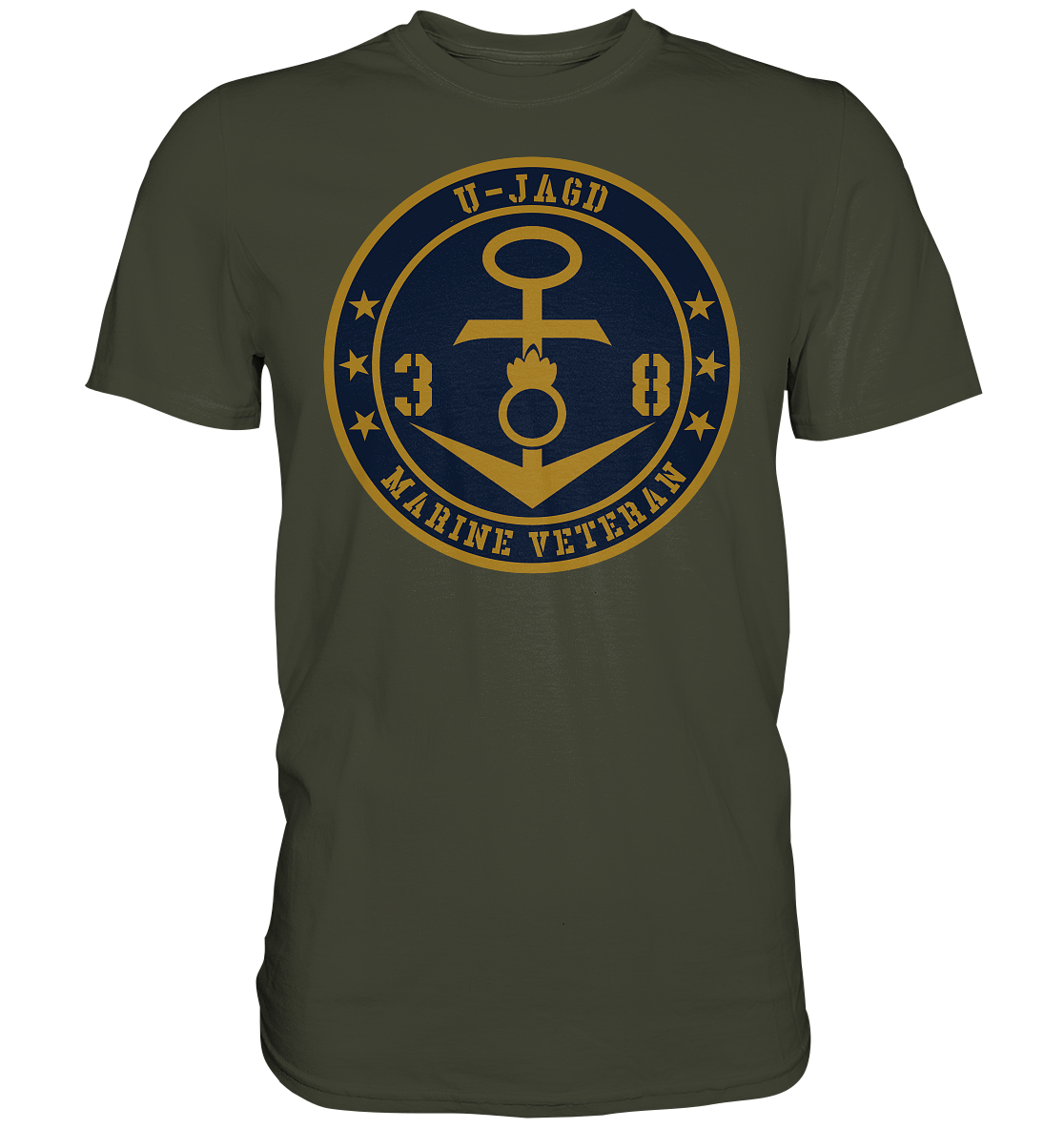 Marine Veteran 38er U-JAGD - Premium Shirt