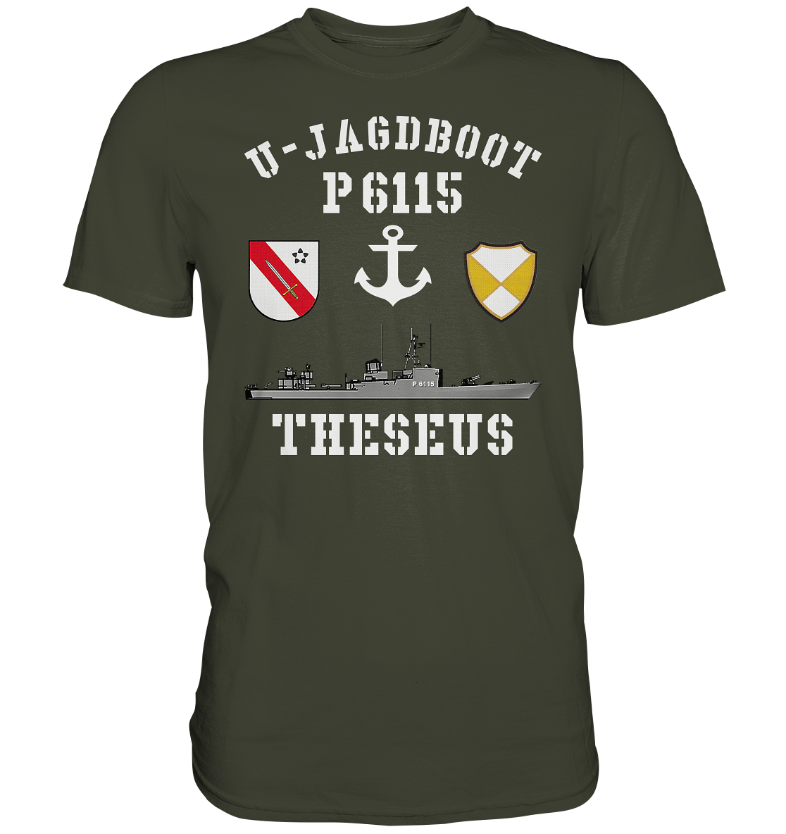 U-Jagdboot P6115 THESEUS Anker - Premium Shirt