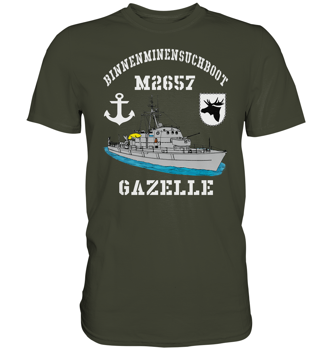 BIMI M2657 GAZELLE 3.MSG Anker - Premium Shirt