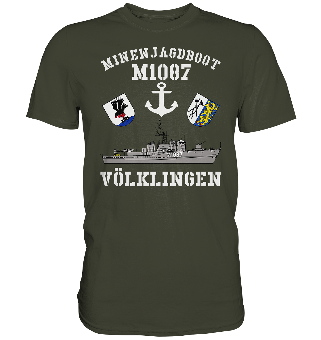 Mij.-Boot M1087 VÖLKLINGEN - Premium Shirt