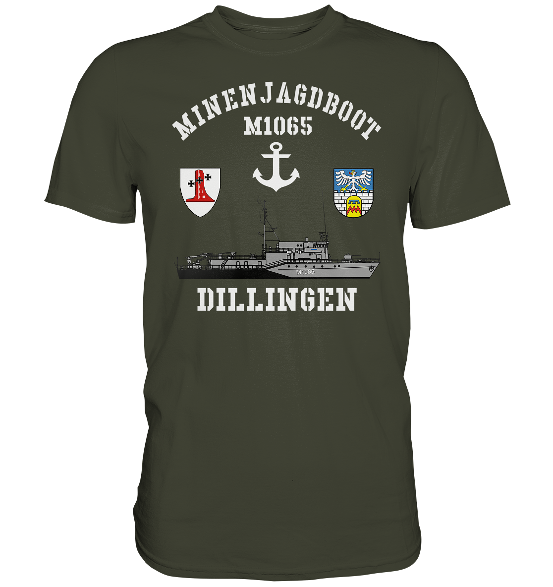 Mij.-Boot M1065 DILLINGEN Anker 1.MSG  - Premium Shirt