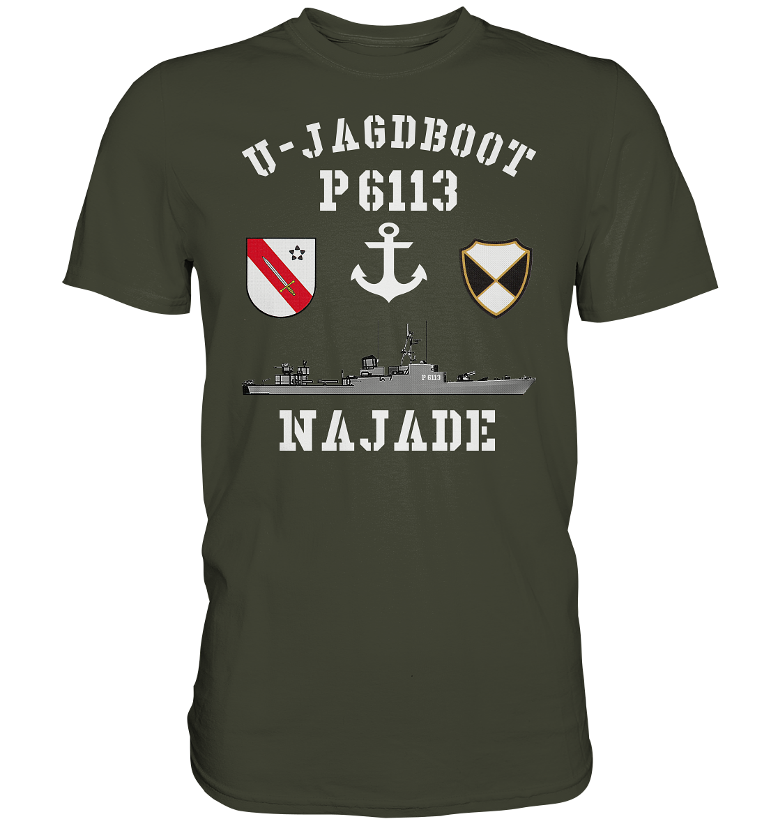 U-Jagdboot P6113 NAJADE Anker - Premium Shirt
