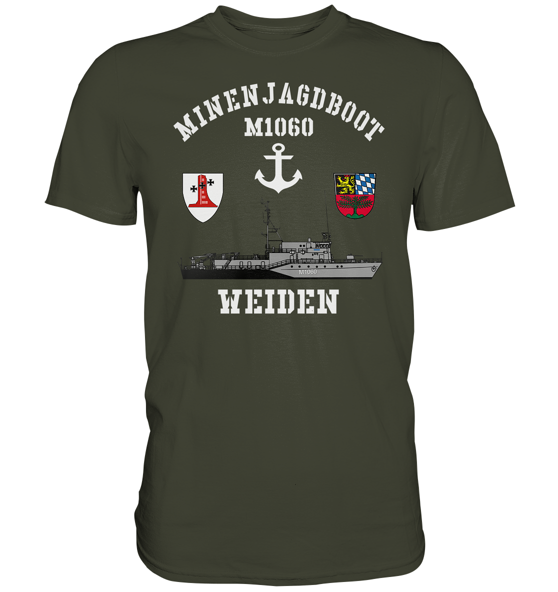 Mij.-Boot M1060 WEIDEN Anker 1.MSG - Premium Shirt