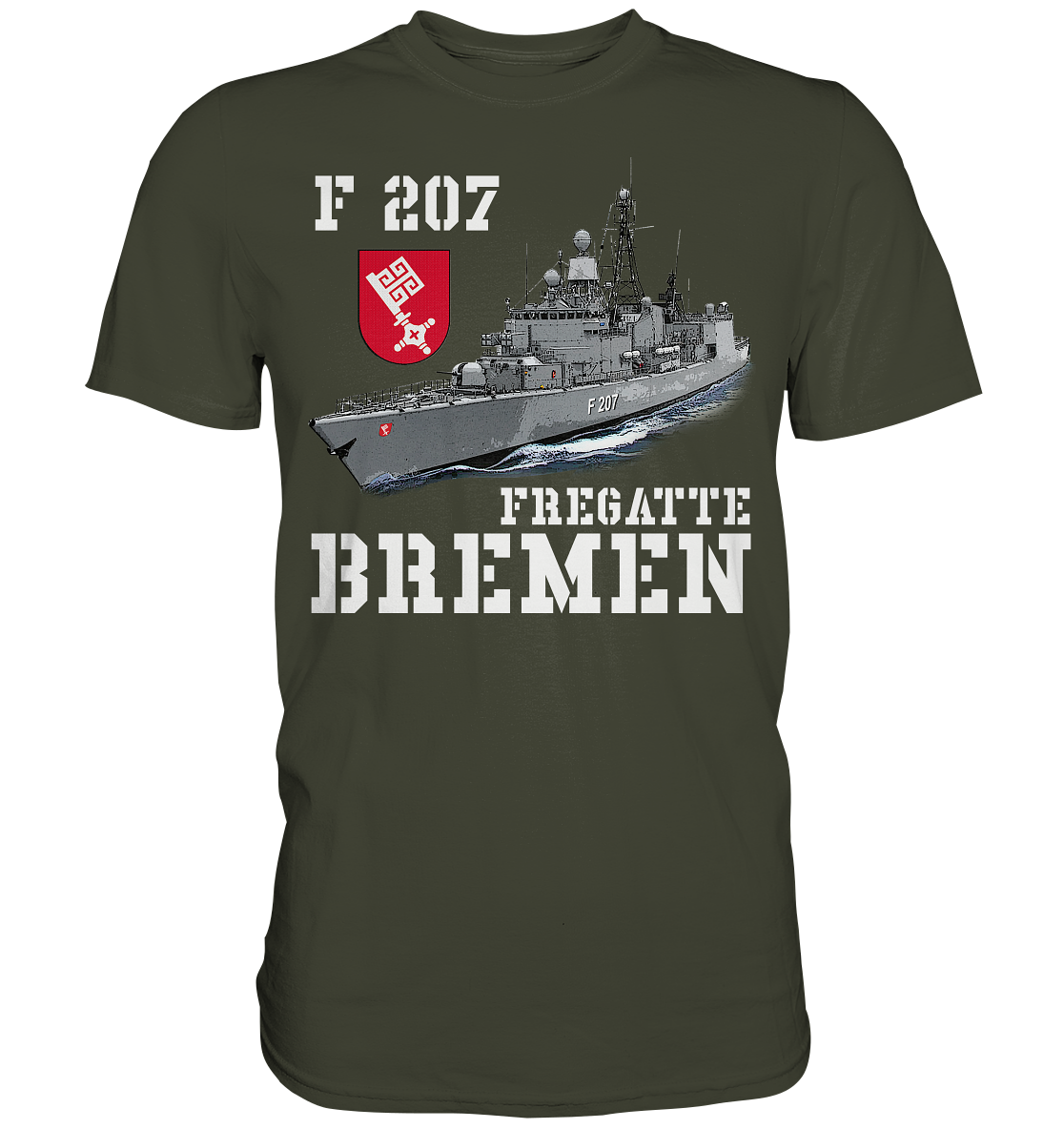 F207 Fregatte BREMEN - Premium Shirt