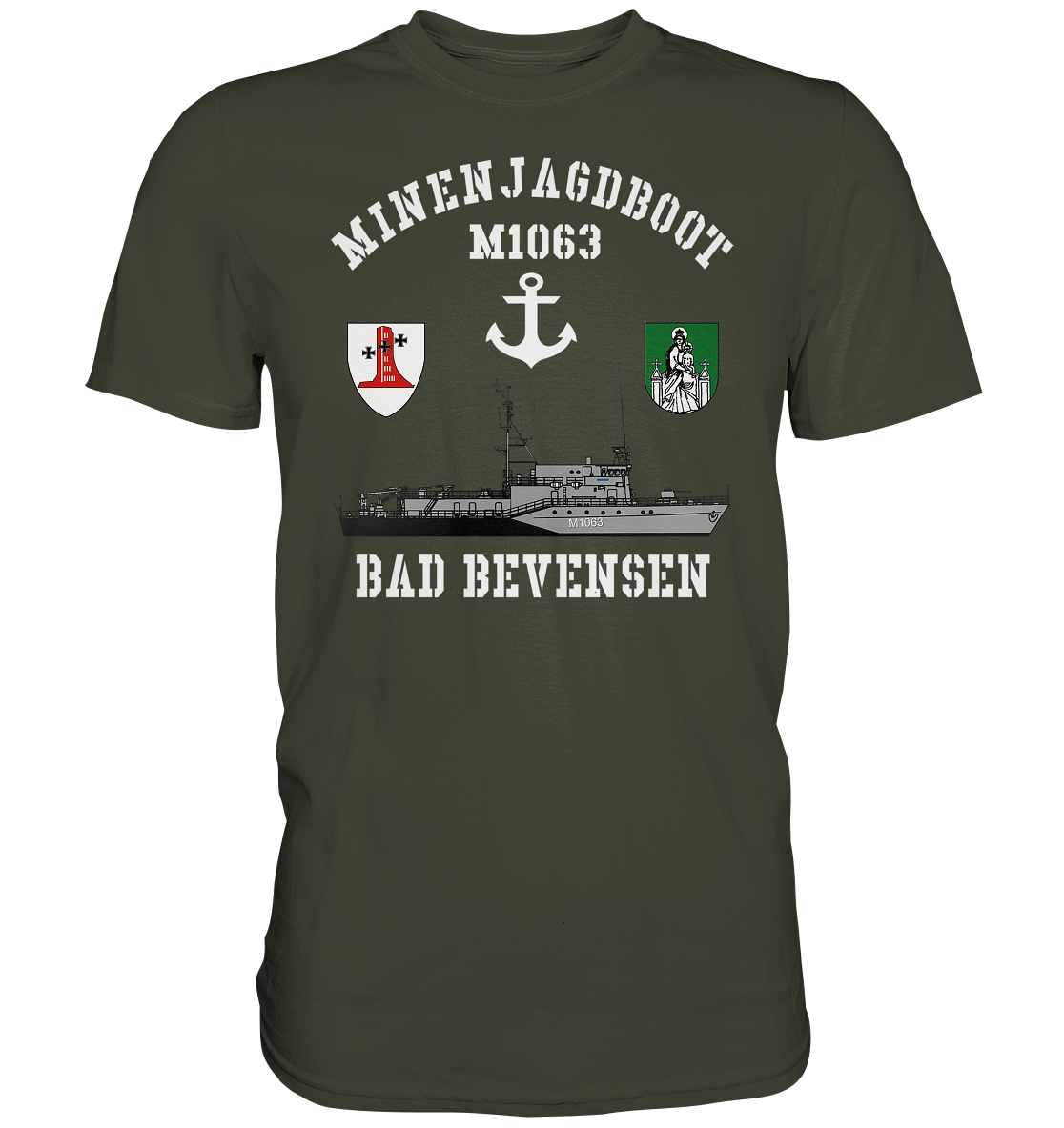 Mij.-Boot M1063 BAD BEVENSEN Anker 1.MSG - Premium Shirt