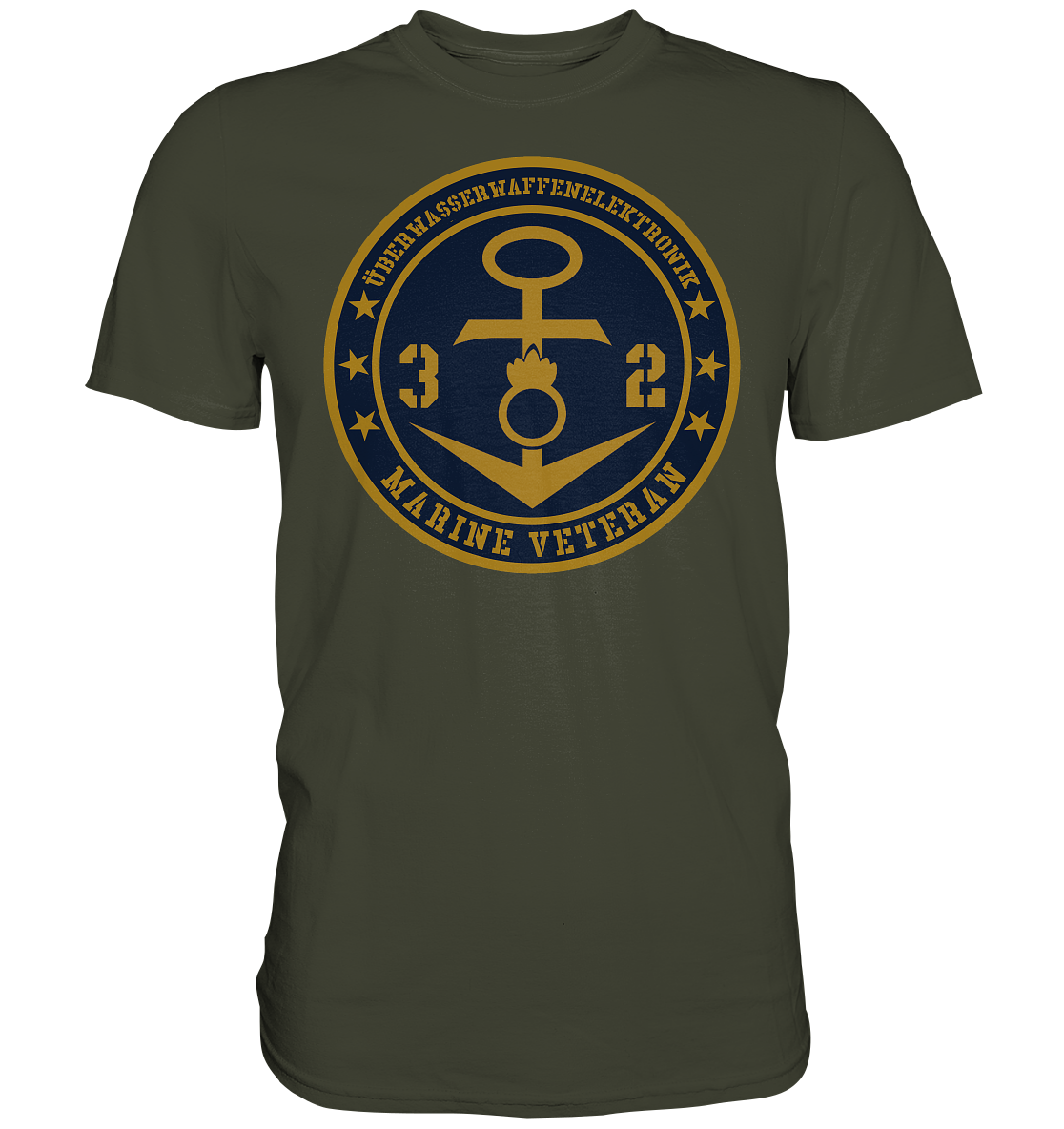 Marine Veteran 32er ÜBERWASSERWAFFENELEKTRONIK  - Premium Shirt