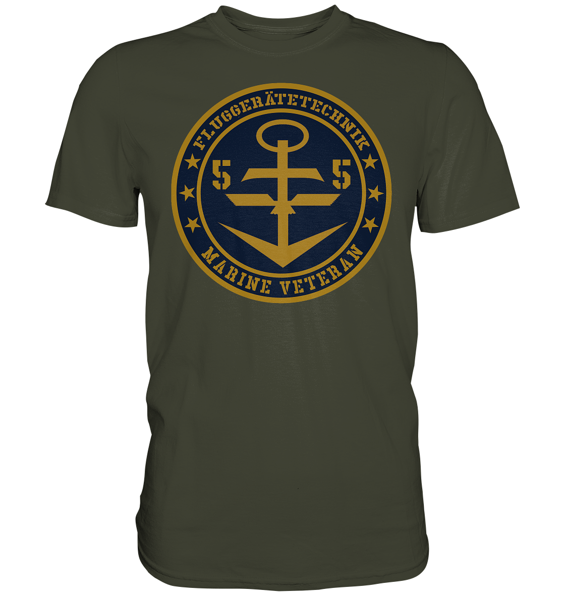 Marine Veteran 55er FLUGGERÄTETECHNIK - Premium Shirt