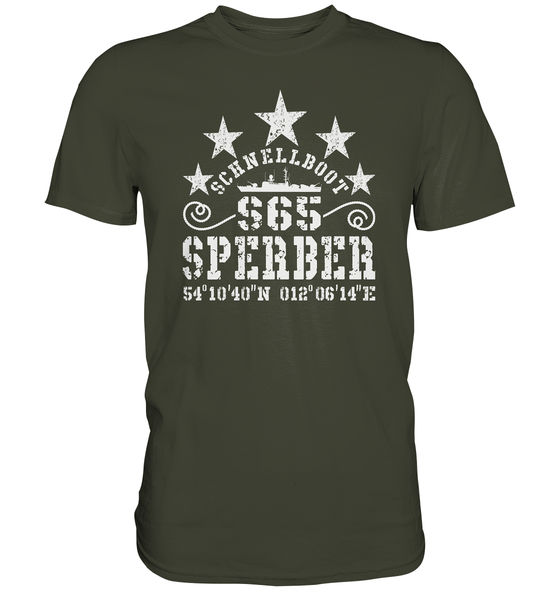 Schnellboot S65 SPERBER - Premium Shirt