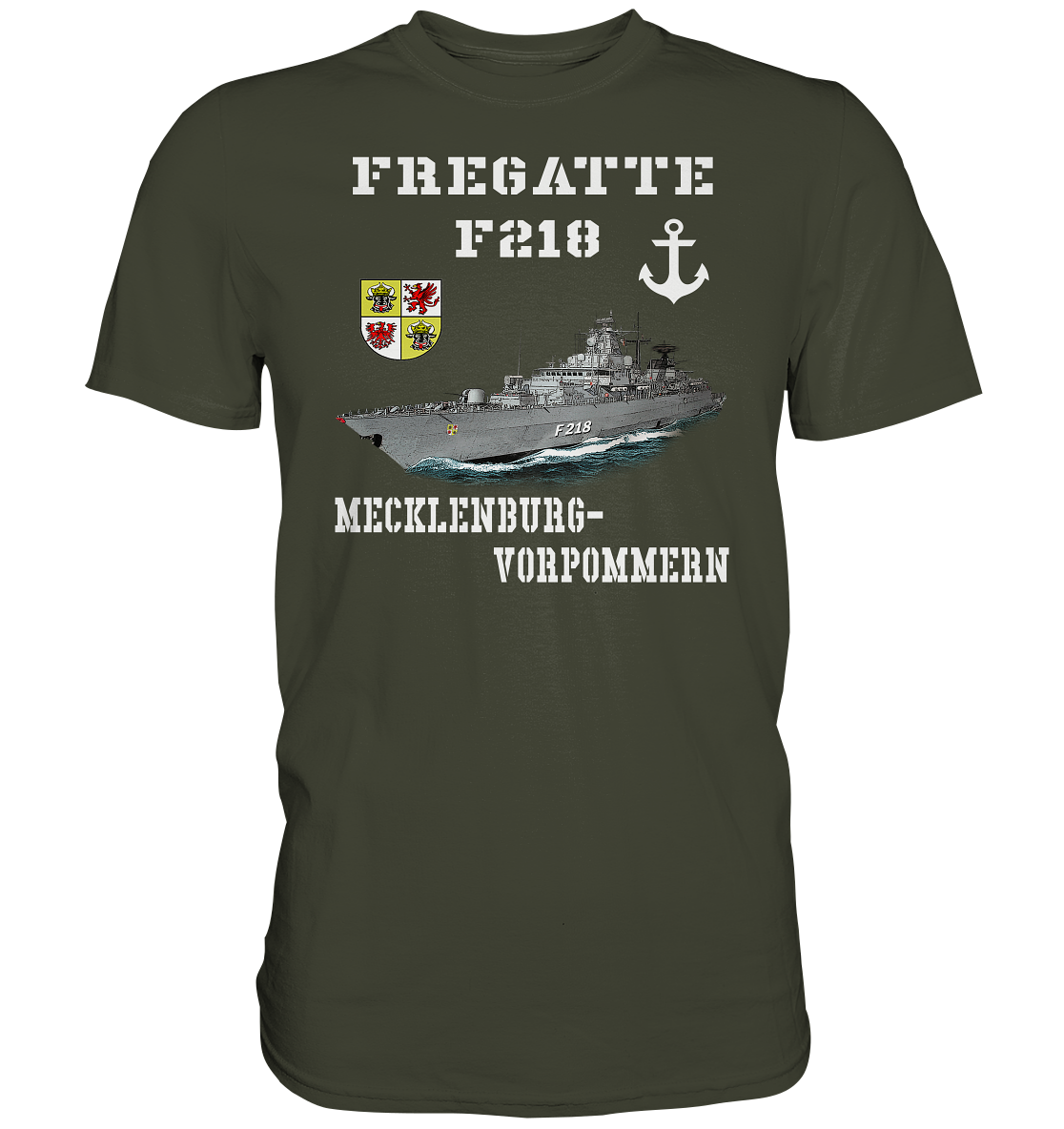 F218 Fregatte MECKLENBURG-VORPOMMERN - Premium Shirt