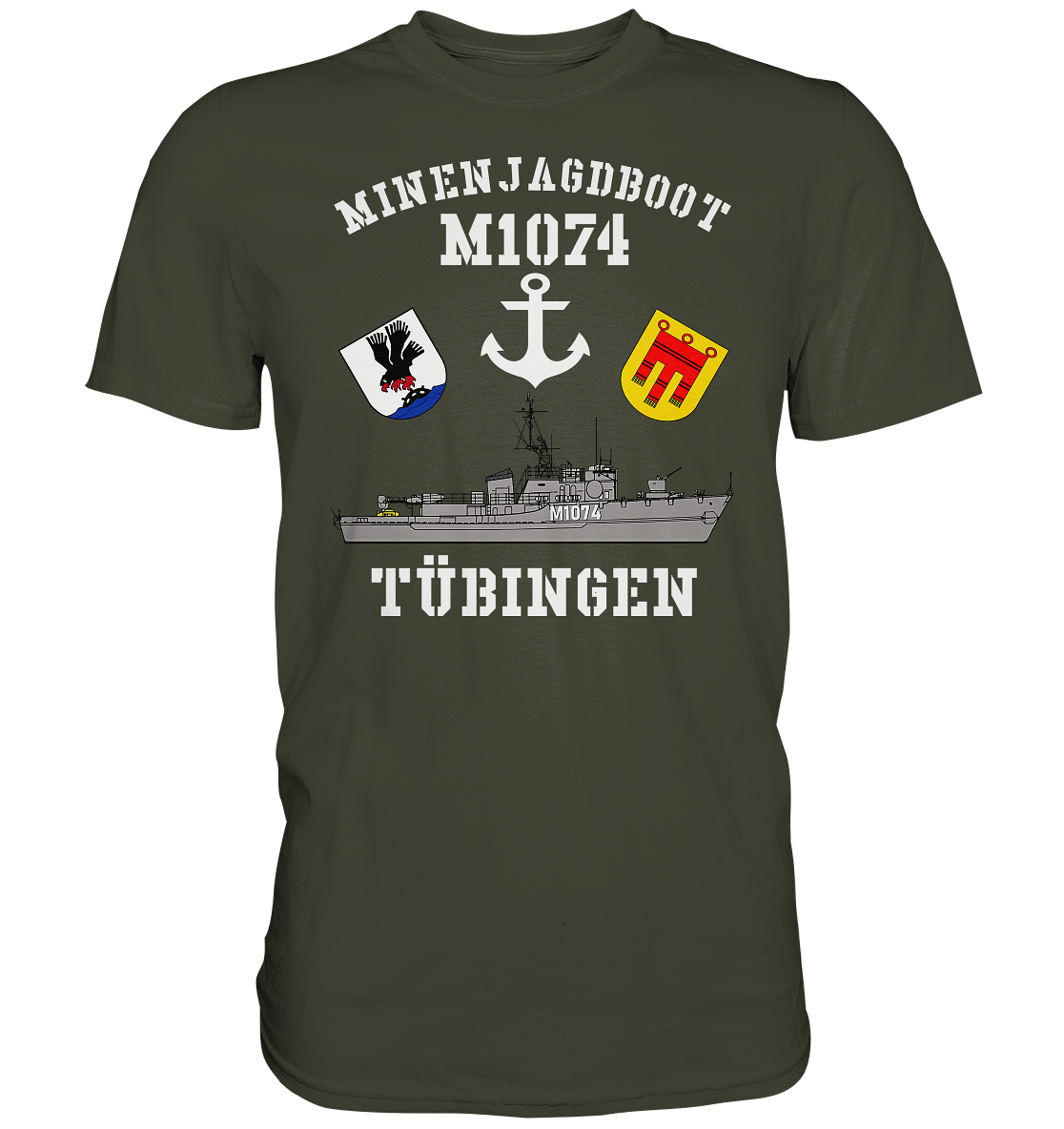 Mij.-Boot M1074 TÜBINGEN - Premium Shirt