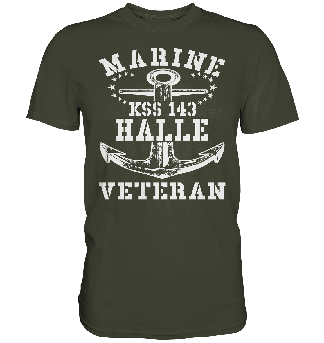 KSS 143 HALLE Marine Veteran - Premium Shirt