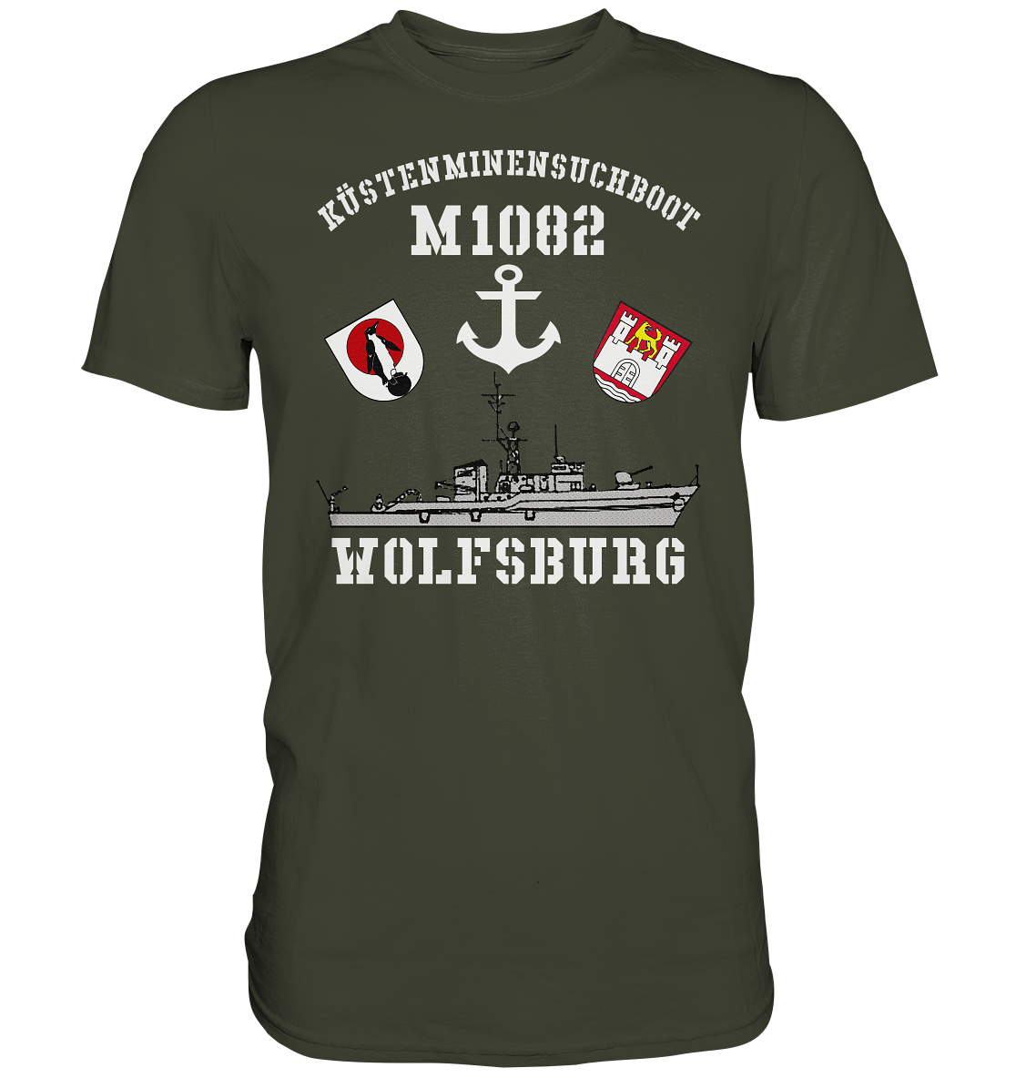 KM-Boot M1082 WOLFSBURG Anker - Premium Shirt