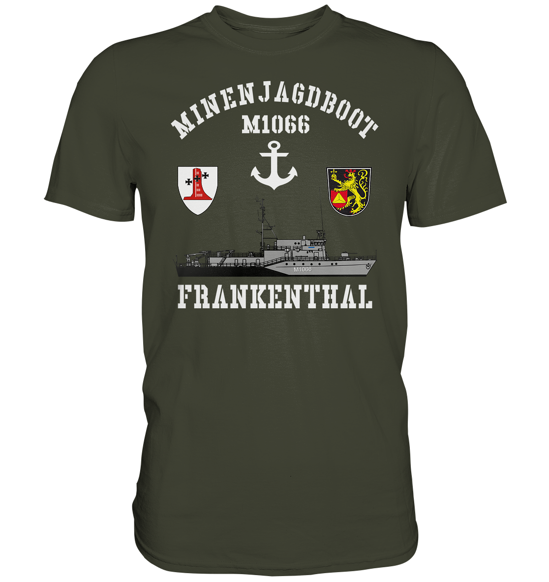 Mij.-Boot M1066 FRANKENTHAL Anker 1.MSG - Premium Shirt