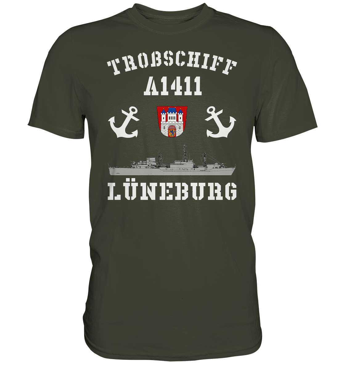Troßschiff A1411 LÜNEBURG - Premium Shirt